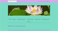Desktop Screenshot of mycrystalserenity.com